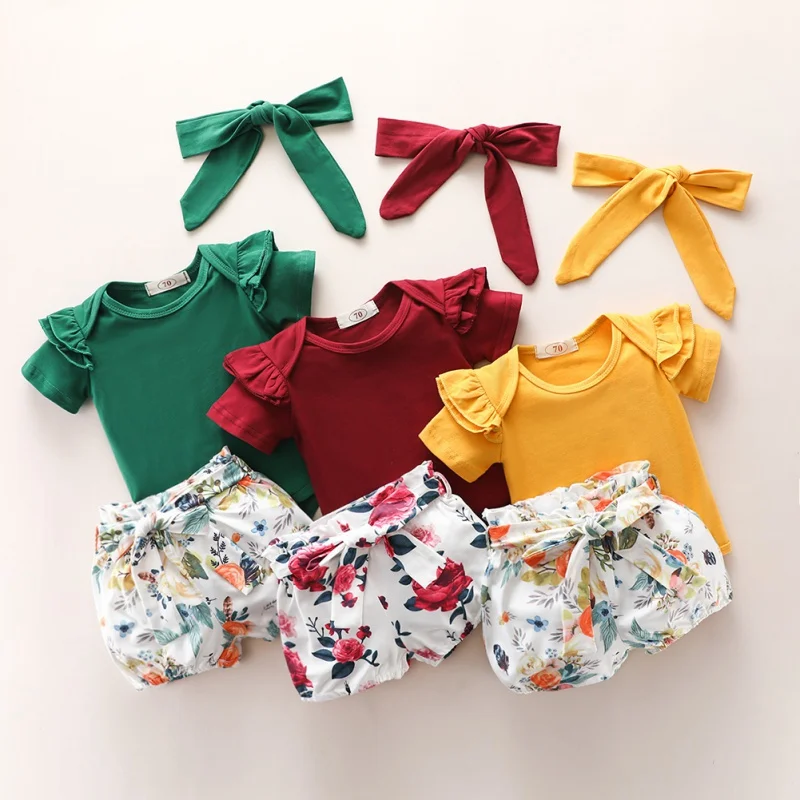 2020 Новые топы с круглым вырезом Одежда для новорожденных маленьких девочек