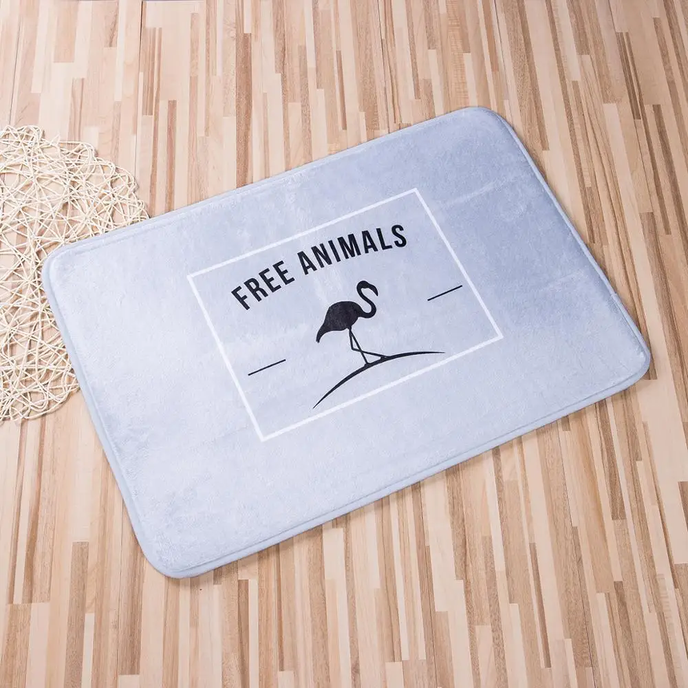 Забавные Кухня Коврик для ванны коврик ковров домашний входа абсорбент Спальня