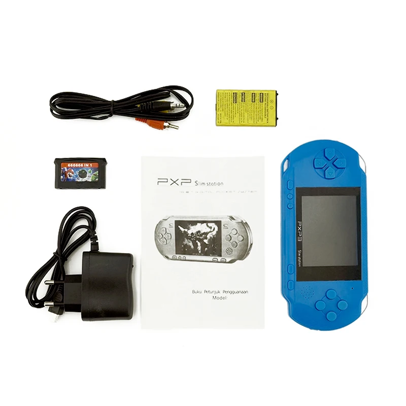 

PXP3 16 Bit Build In 200+ Classic Games Portable Pocket Handheld Gaming System Console AV Output