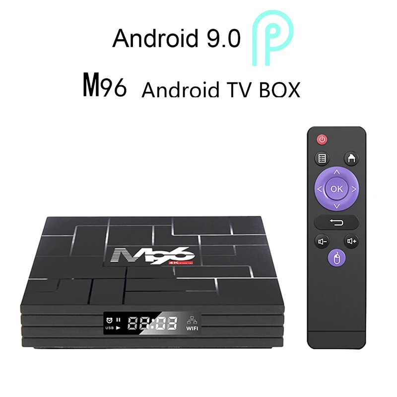 ТВ-приставка M96 Android 9 0 2 ГБ + 16 стандартная Двухдиапазонная точка доступа Wi-Fi с