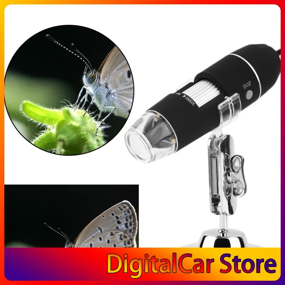 

1000X USB 8LED Microscope Handheld Portable Digital MicroscopeMagnifier Electronic Stereo Endoscope Camera