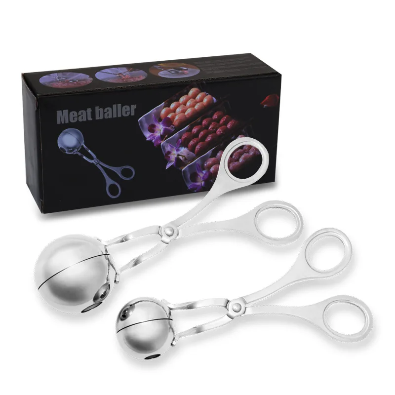 

304 Stainless Steel Kitchen Gadgets Convenient Meatball Clip Meatball Granulator Fishball Clip