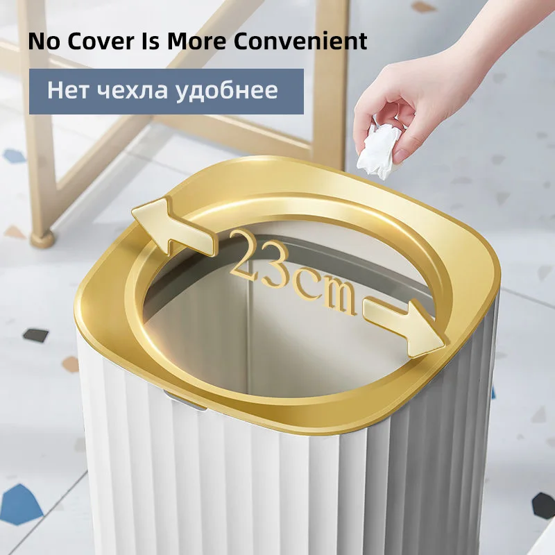 joybos kitchen trash can 15l kitchen compost bin vertical kitchen wastebasket office bathroom paper garbage can free global shipping