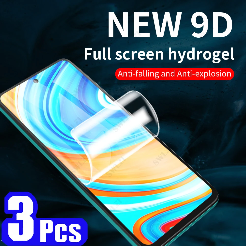 Гидрогелевая пленка 9D для xiaomi redmi 10X 9 Prime note pro max 9A 9C 9i 9T 9S 8 8T 8A 7 7S 7A Защитная экрана