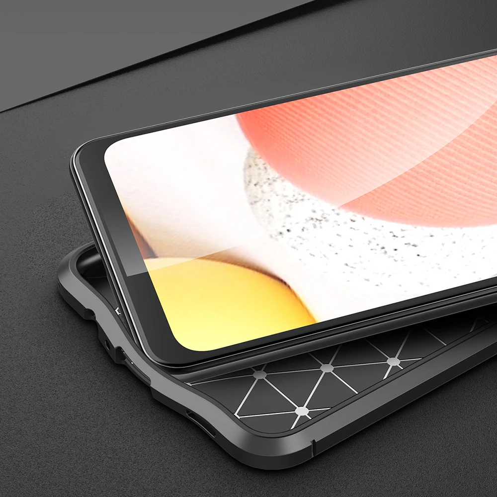 

UFlaxe Soft Shockproof Case for Samsung Galaxy M02 M02S M12 M62 Litchi Texture Ultra-thin Cover LZ