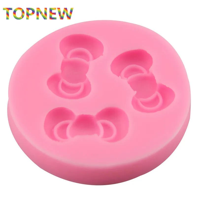 Силиконовая форма для торта сделай сам с бантом помадки конфет пищевой