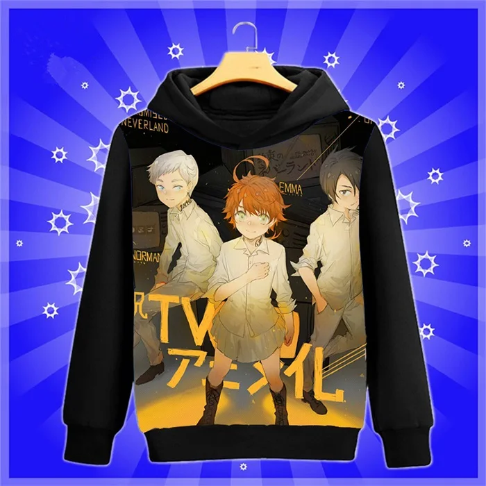 Аниме-Толстовка Manga The Promised Neverland Yakusoku no Neverland Norman cosplay Sweatshirt весна-осень мужские и женские пуловеры пальто - Цвет: 23