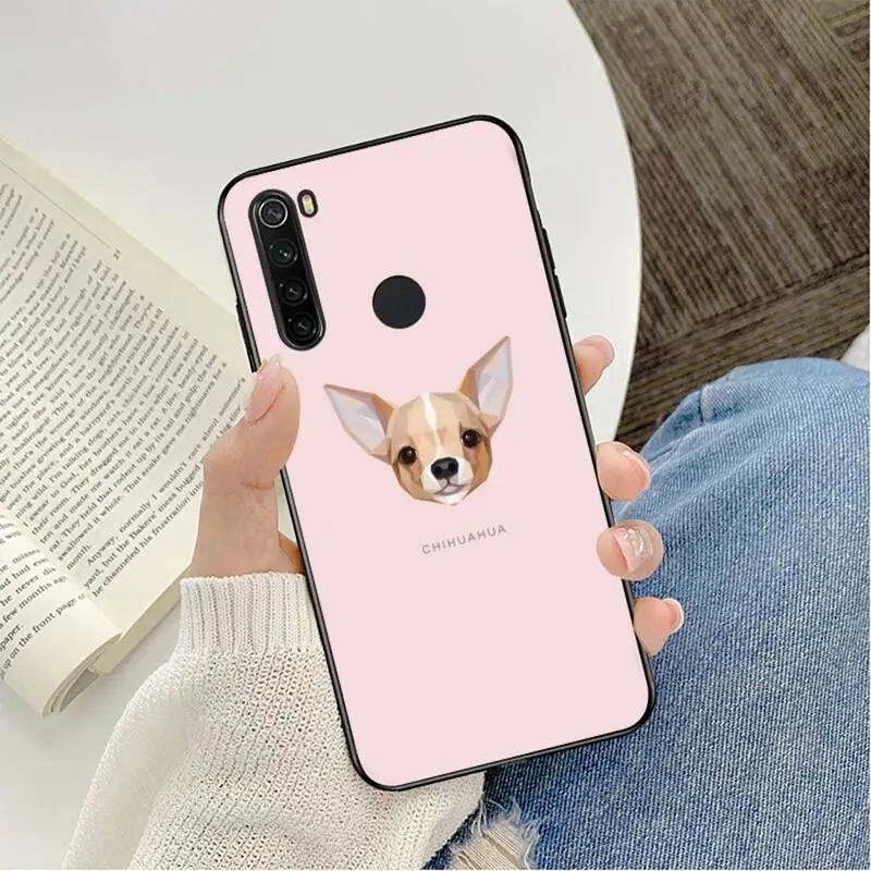 

TOPLBPCS Chihuahua Dog Soft Phone Cover For Redmi note 8Pro 8T 9 Redmi note 6pro 7A 6 6A 8 K30 note 9 pro case Capa
