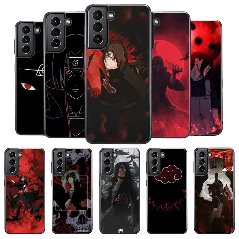 

Anime N-Naruto Akatsuki Kakashi Itachi Phone Case For Samsung S21 s20 s30 s10 s9 s8 s7 s6 s5 note20 ultra plus edge PC&TPU soft