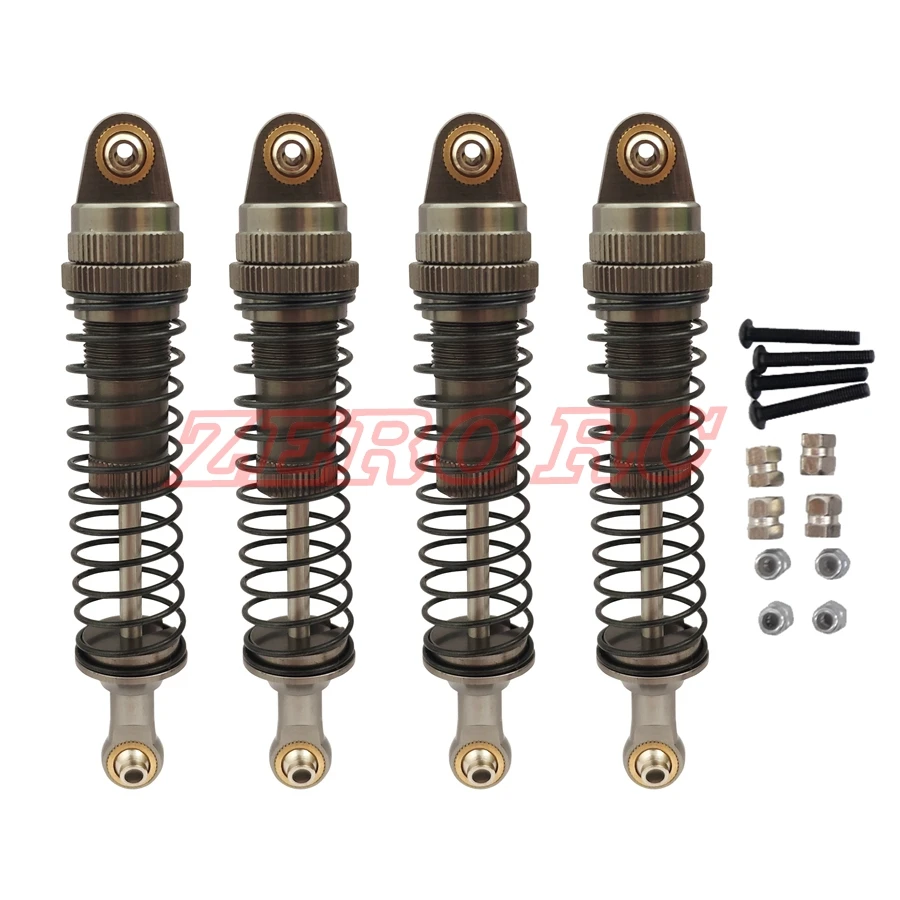 4 шт. металлический амортизатор для масляной Подвески 90 мм внешний автомобилей