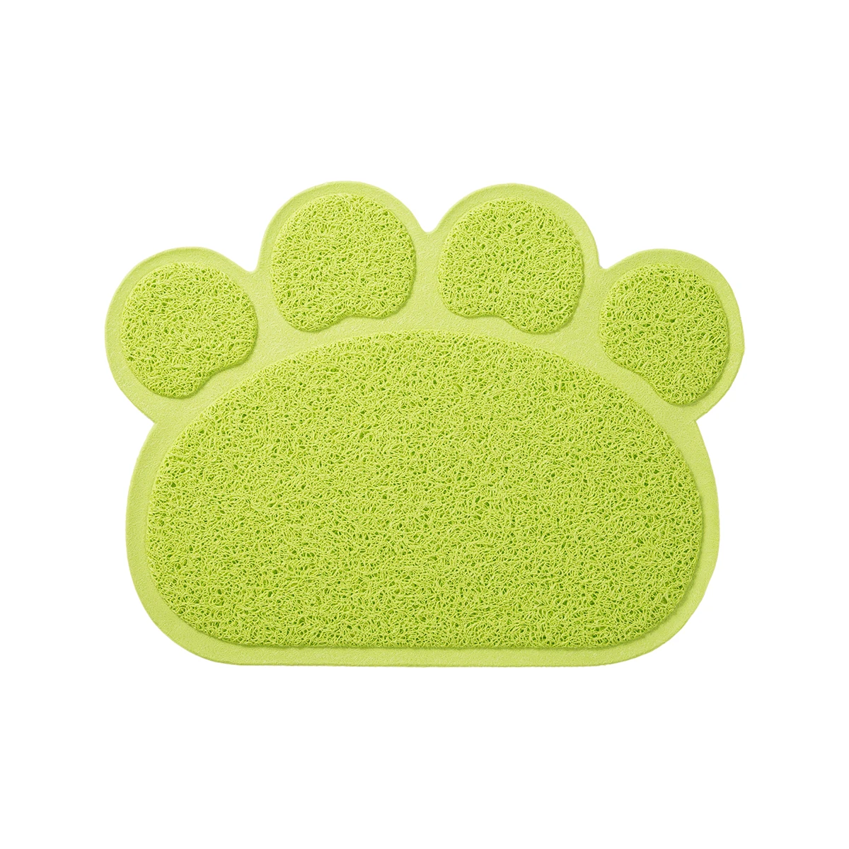 paw shape Green Питомец собака щенок кошка кормление коврик милый ПВХ кровать блюдо миска питание размещение бутылка для воды - Цвет: paw shape Green
