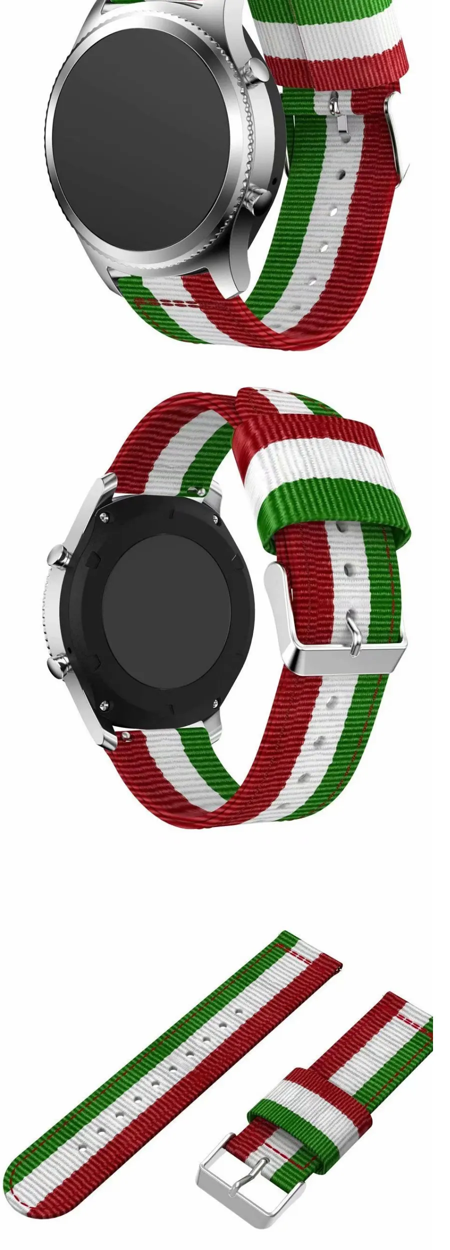 Для Amazfit GTR 47 мм ремешок нейлоновый тканый 22 мм ремешок для часов браслет для huawei GT ремешок для часов Amazfit Pace/Stratos 2 2S