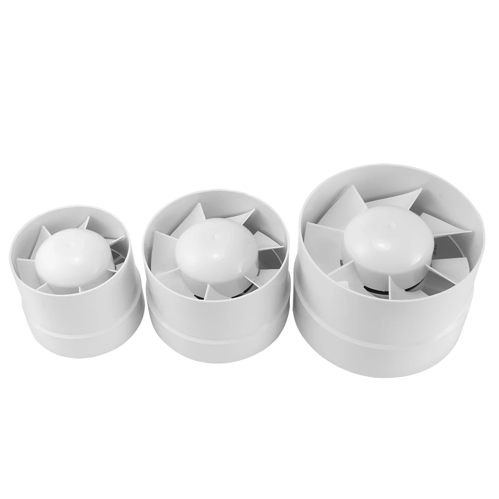 Вытяжной вентилятор домашний бесшумный встроенный Труба Воздуховода Вентилятор