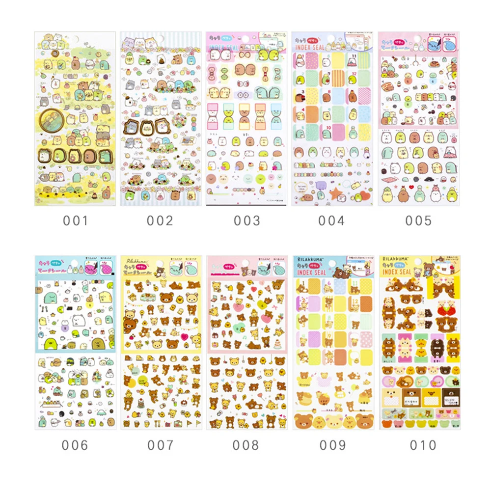 1 шт. Kawaii Мультфильм Sumikko Gurashi пуля журнал Декоративные Канцелярские наклейки