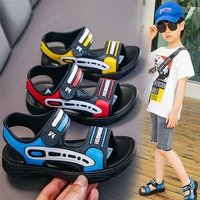 baby kids boys summer beach sandals shoes toddler children casual closed toe beach pool flat slip on slipper shoes