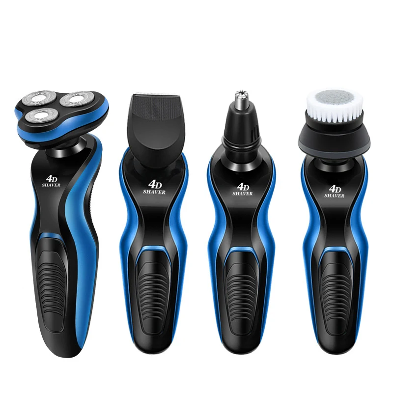 4D электробритва Мужская моющаяся профессиональная Бритва для мужчин USB