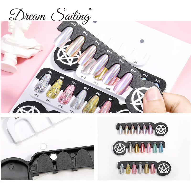 палитра для ногтей накладные ногти Съемный магнит ложная Палитра-дисплей Дизайн