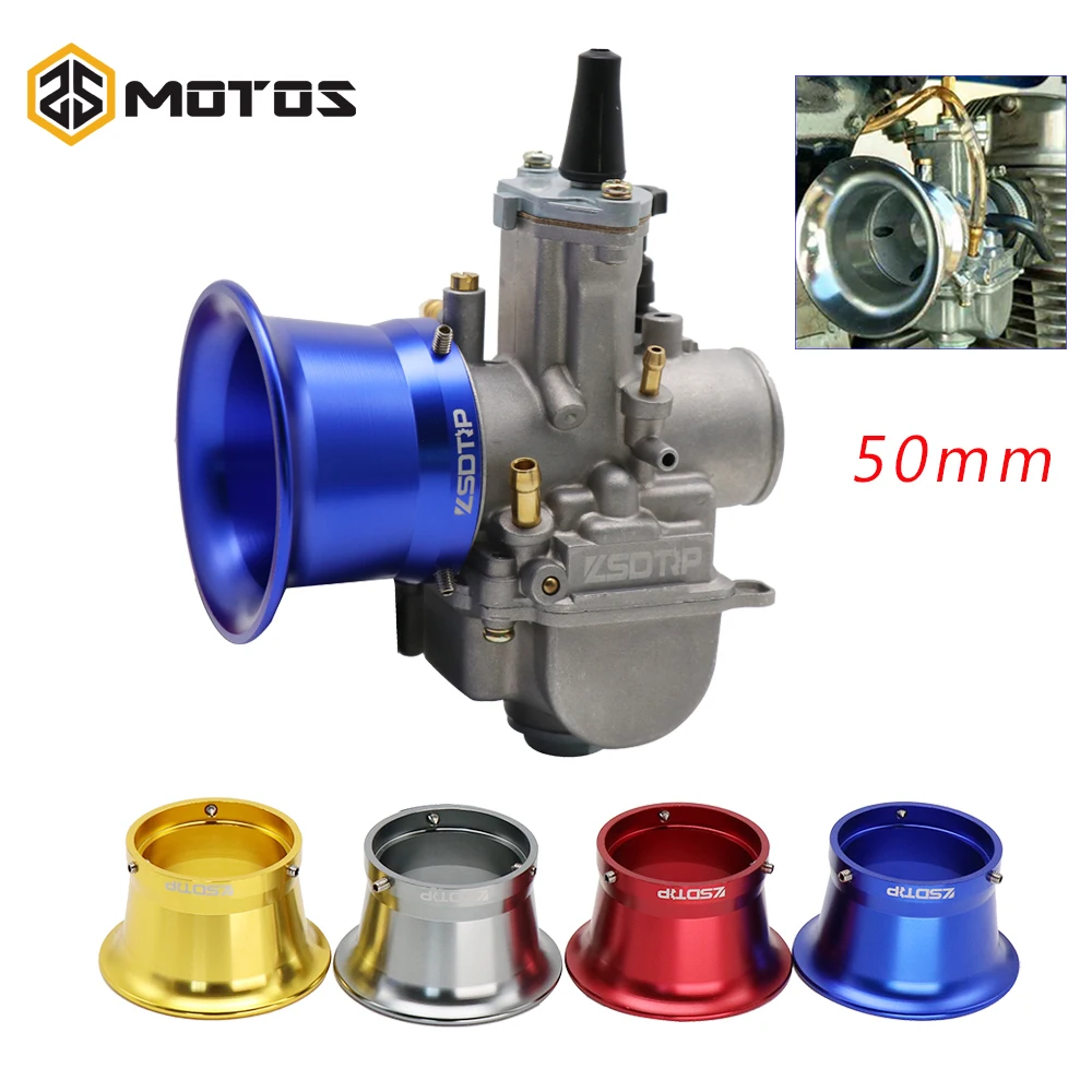 ZS мотоциклетный модифицированный карбюратор 50 мм с воздушным фильтром для Keihin OKO