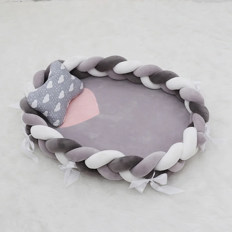 

Portable Crib Bedding basket Newborn baby Infant sleeping bed Bumpers cotton bedclothes Protection Pad YYJ016