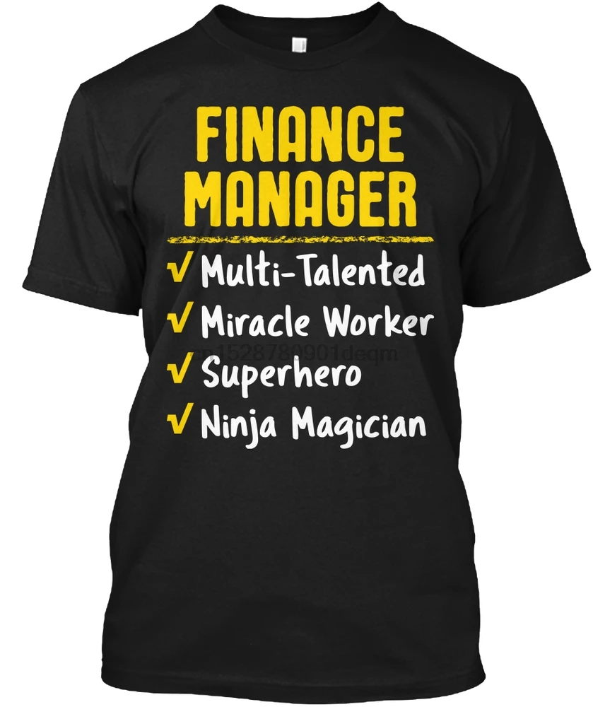 Мужская футболка Finance Manager Miracle Worker Hero Gift (1) женская футболка|Мужские футболки| |