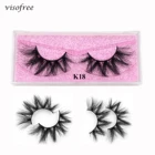 Норковые ресницы Visofree, Объемные Толстые Накладные ресницы, натуральные длинные ресницы, пушистые ресницы для макияжа, инструменты для наращивания