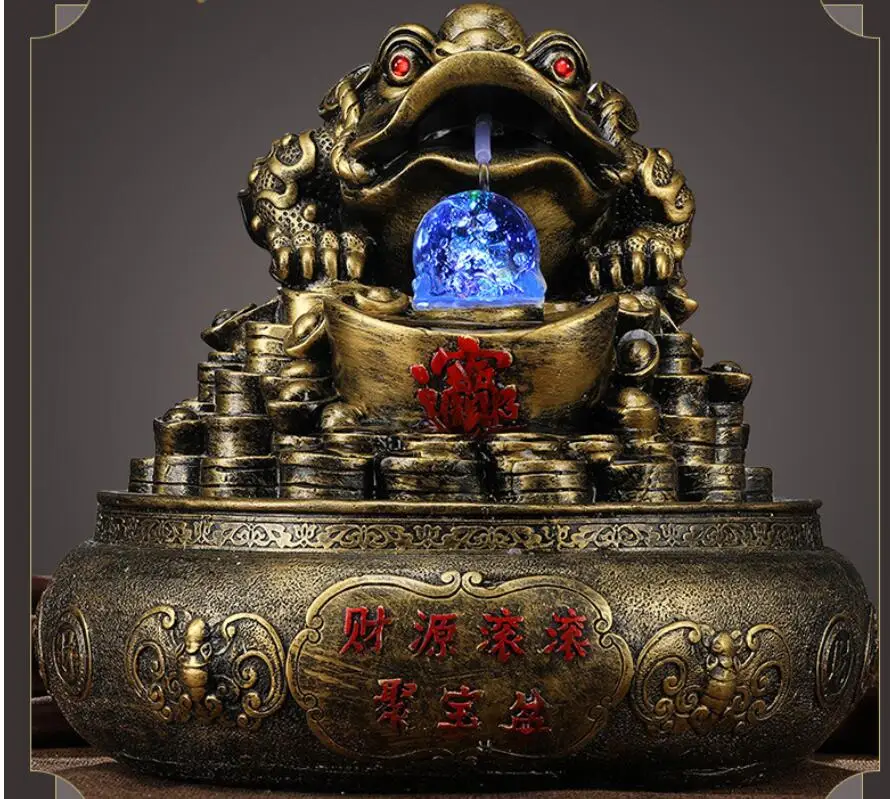 

Золотая жаба Shengcai, роскошная скульптура в виде животного для отеля, декоративная статуя для ресторана, приборной панели, компания открылась...