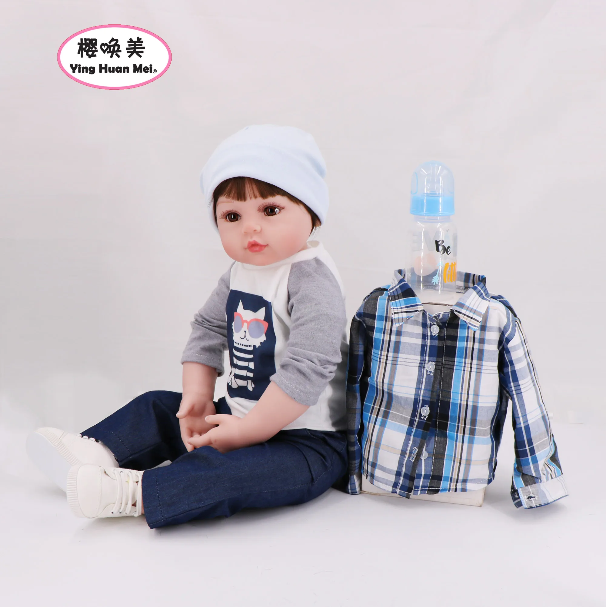 Кукла реборн мягкая виниловая 24 дюйма|Куклы| |