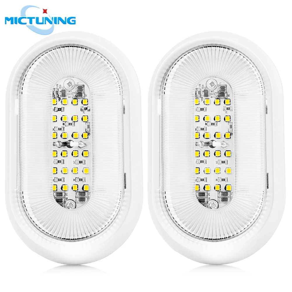 MICTUNING 2 шт. RV внешний светодиодный фсветильник для крыльца Универсальный 12 В