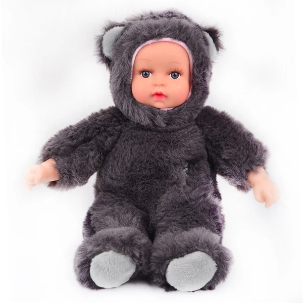 Bear-01 UCanaan 25 см плюшевые куклы Животные игрушки для детей мультфильм мягкие животные Анжела плюшевые игрушки спящие куклы для детей - Цвет: Bear-01