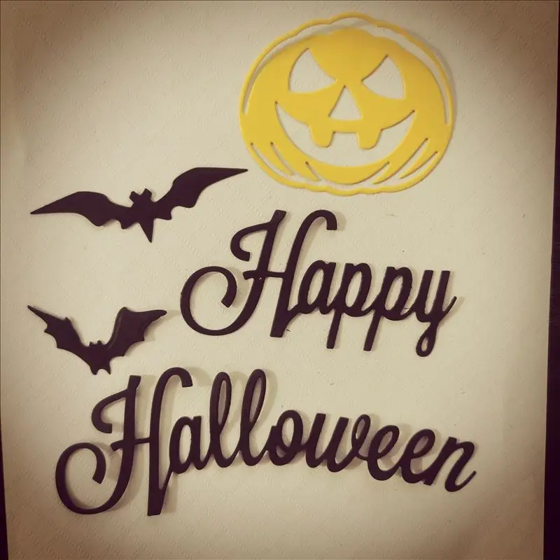 Металлические Вырубные штампы для Хэллоуина сделай сам скрапбукинга альбома