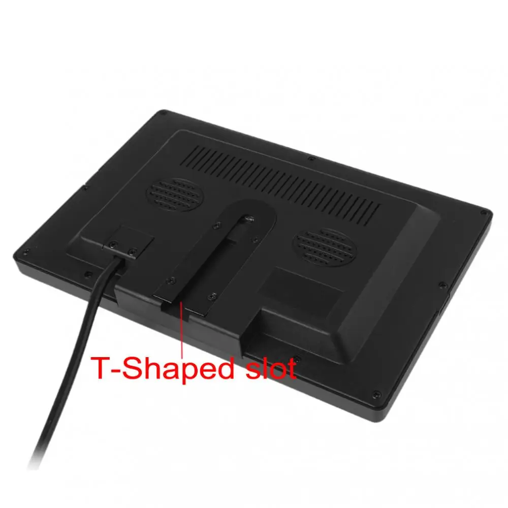 7 дюймов 800x480 Автомобильный RGB Цифровой дисплей 2 видео вход монитор заднего вида