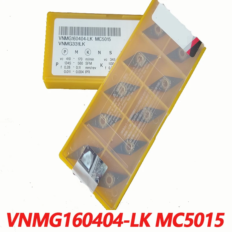 

100% Original VNMG VNMG160404-LK MC5015 10pcs CNC lathe Insertion Carbide Insert Efficient And Durable Quality Assurance 160404