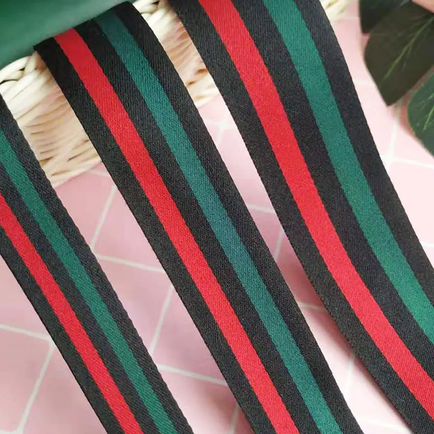

10M Red Green Red printed grosgrain ribbon Clothing Shoes Hair Bows decorative sewing accessories christmas grosgrain ribbon