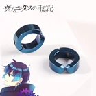 Серьги-гвоздики из нержавеющей стали для косплея унисекс, унисекс