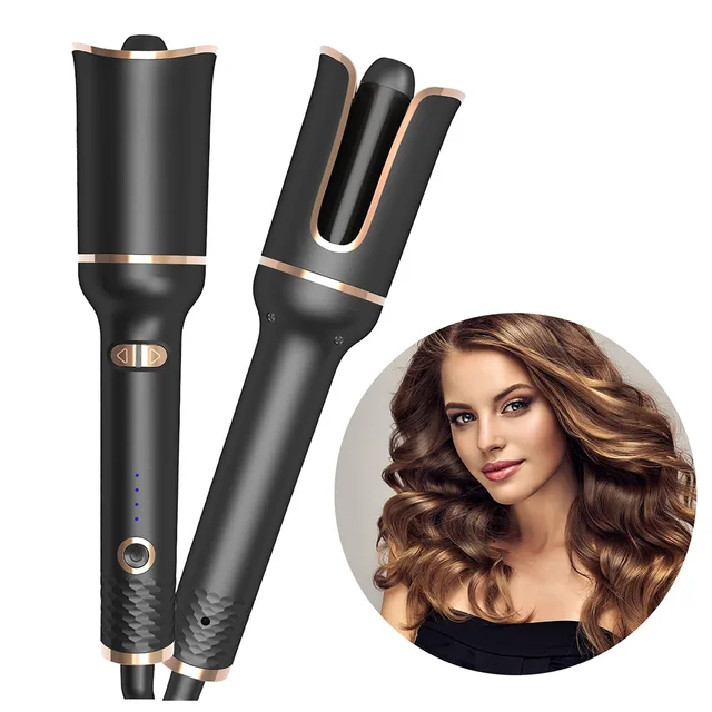 Auto Rotating Ceramic Hair Curler Automatic Curling Iron Styling Tool Hair Iron Curling Wand Air Spin and Curl Curler Hair Waver 6
