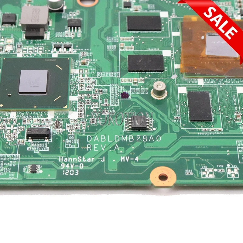 NOKOTION для ноутбука Toshiba Satellite L755 L750 Материнская плата ноутбука A000081620 DABLDDMB8D0 HM65 DDR3 GT525M 1 Гб