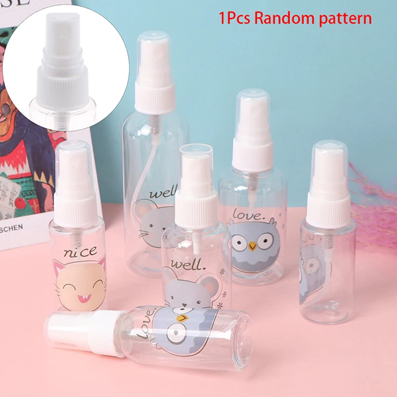 

1Pcs Travel Empty Spray Bottles Plastic PET Refillable Container Cosmetic