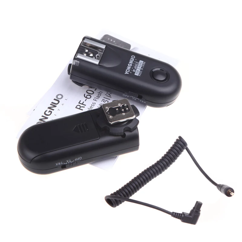 Беспроводной дистанционный триггер вспышки Yongnuo RF-603C II RF603c c1 c3 ii RF 603 2 трансивера