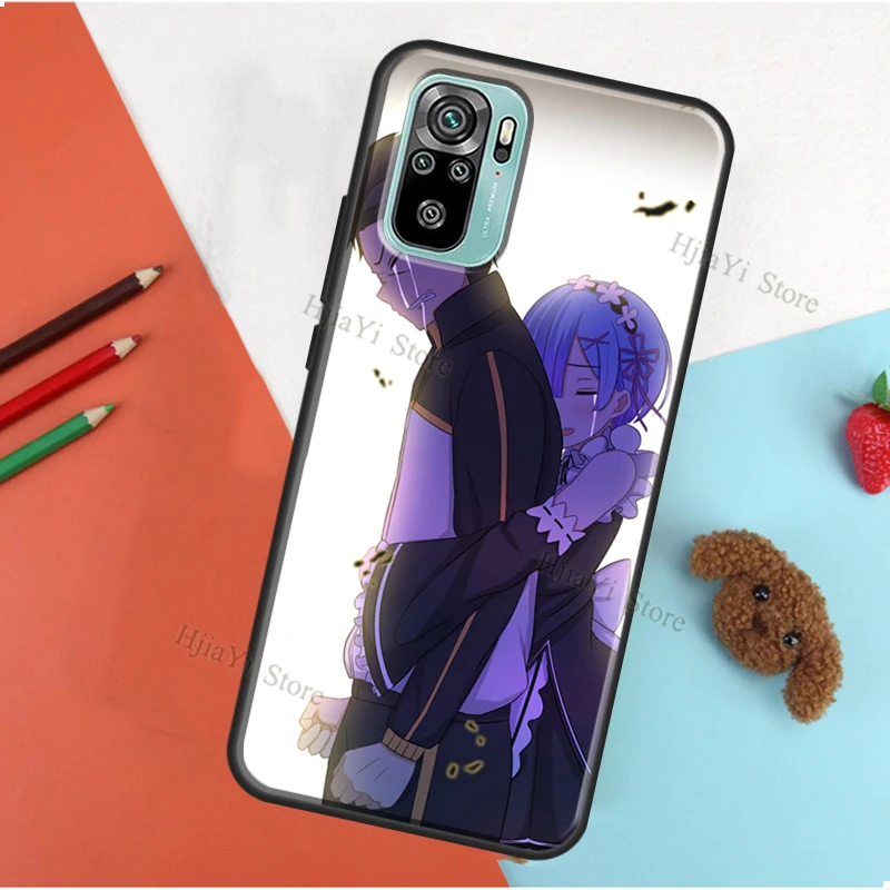 Чехол Natsuki Subaru Re Zero для Xiaomi Redmi Note 10 Pro 8 7 8T 9S 8A 9A 9C 9T K40 9 чехол телефона - купить по