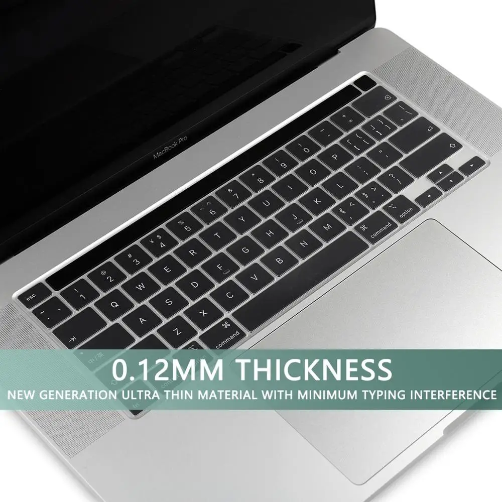 Светильник из термополиуретана с прозрачным покрытием для клавиатуры MacBook Pro 16 дюймов A2141 с сетчаткой