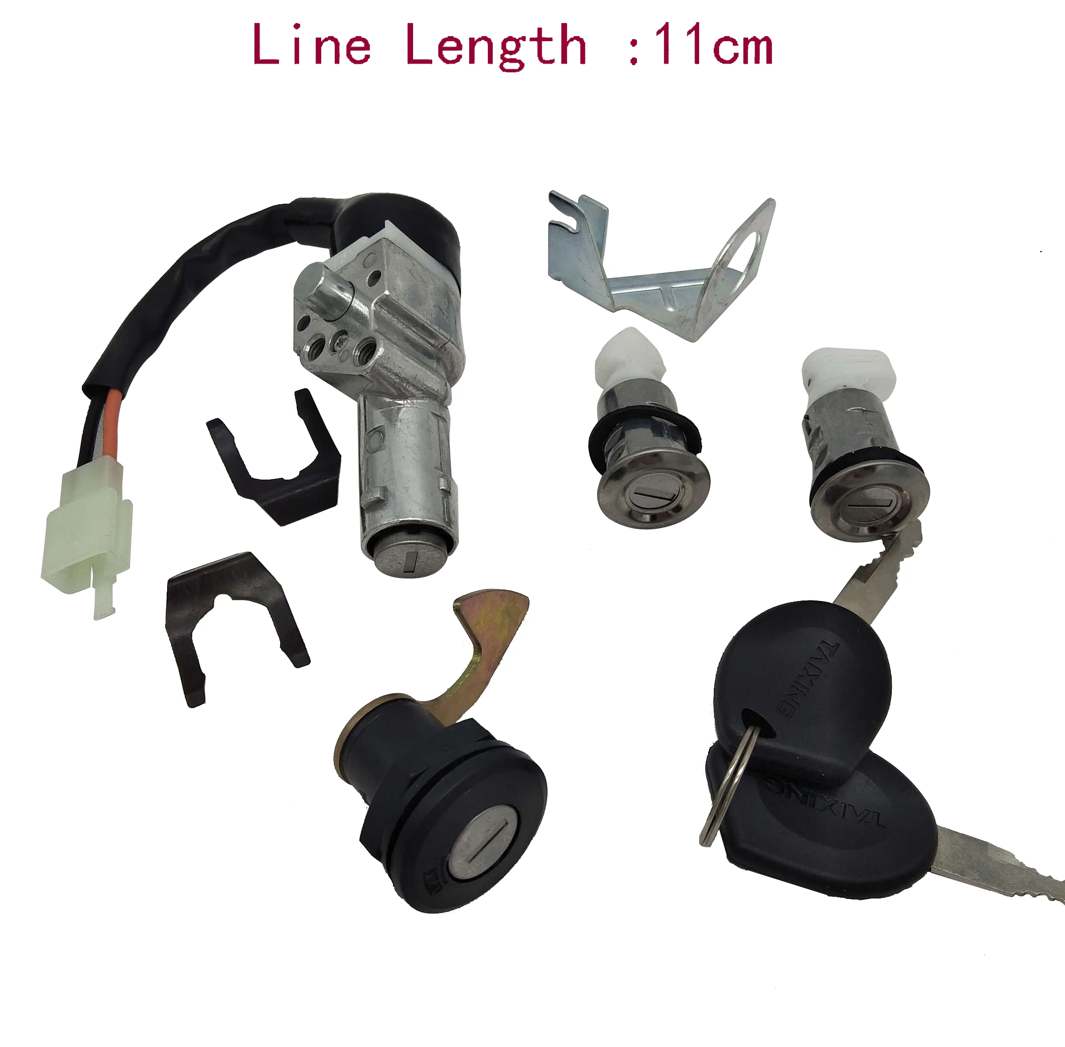 Универсальный Замок зажигания для мотоцикла Z021 замок с двумя проводами скутера