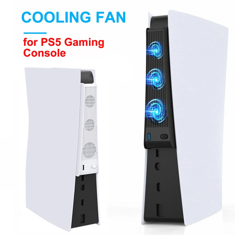 Для Ps5 консоли Playstation 5 USB внешний хост охлаждение 3 вентилятора для PS5