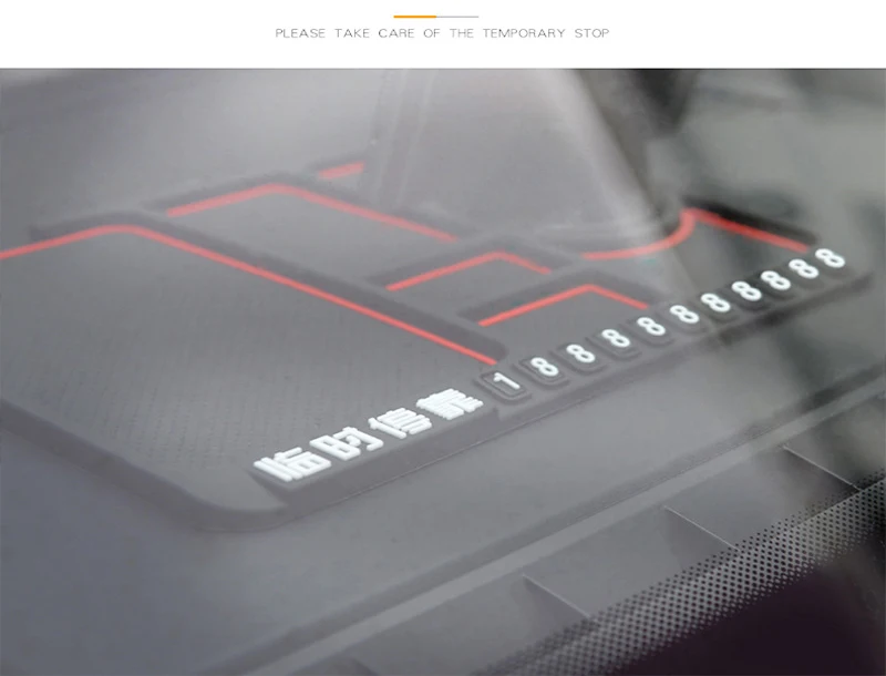 Противоскользящий коврик для приборной панели автомобиля силиконовый держатель