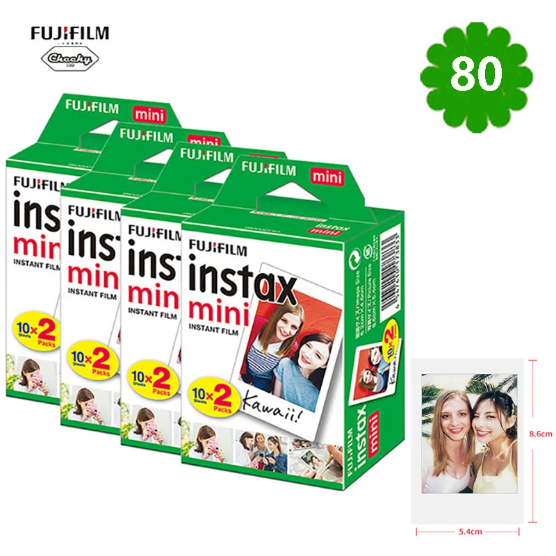 80 sheets Белая пленка для Fuji Instax Mini 9 пленка Фотобумага набор для моментальных фотоснимков пленка для ЖК-дисплея с подсветкой Fujifilm Instax Mini 8/9/25/90/фотоаппаратов моментальной печати 7s 10/20/50 листов - Цвет: 80 sheets