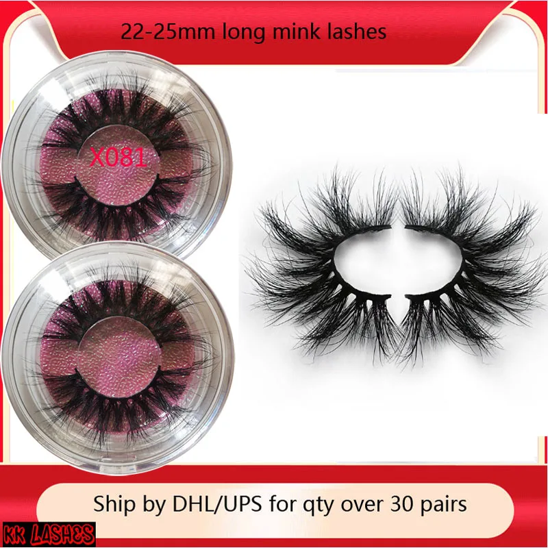 25 мм 3D норковые ресницы для макияжа накладные поставщик 100% без жестокости ручная