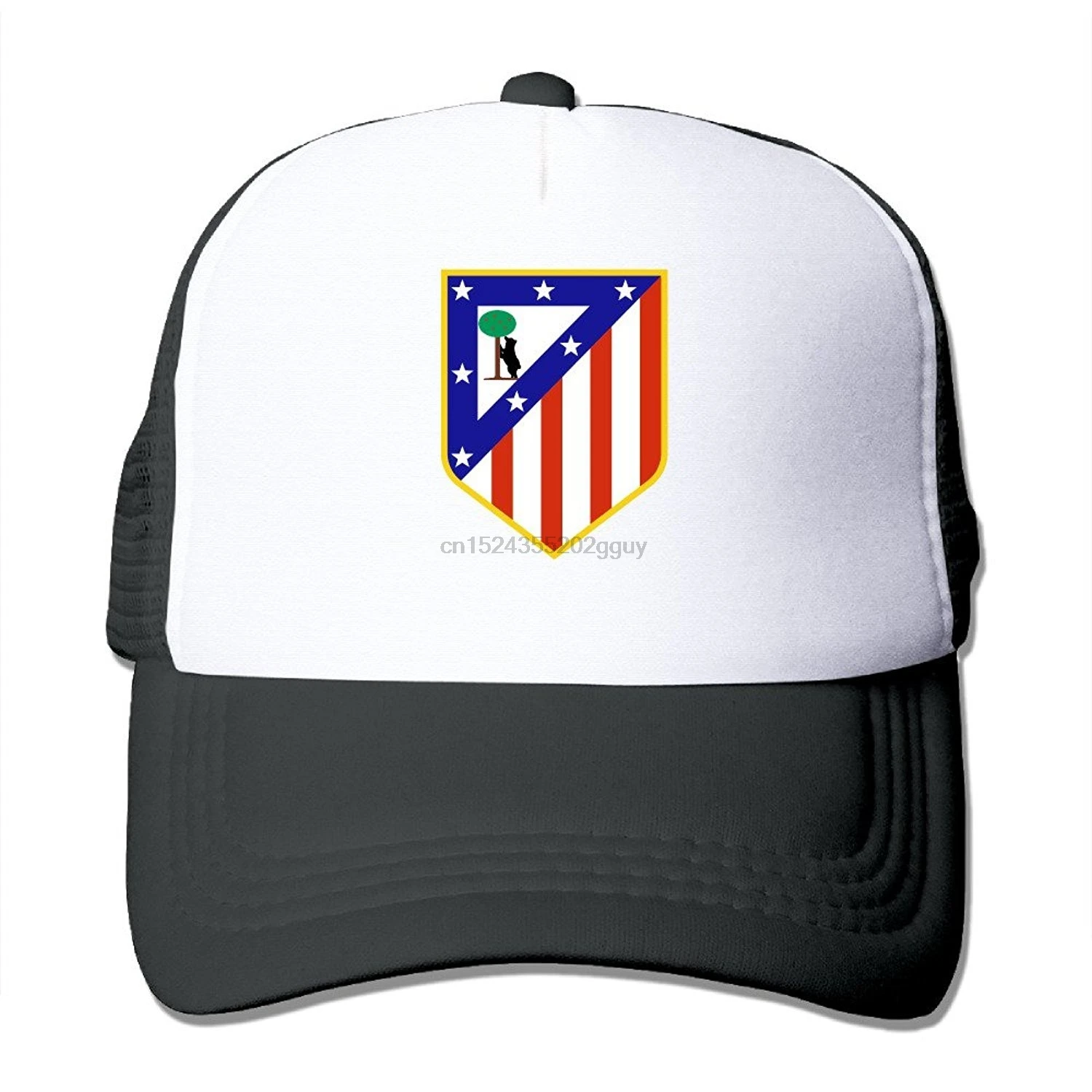 Логотип Мадрид сетчатая Кепка Дальнобойщика шляпа|Мужские бейсболки| |