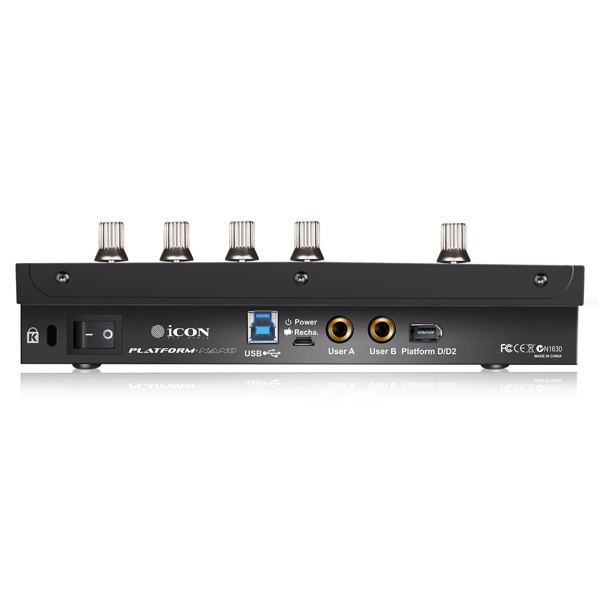 Значок платформы Nano Портативный DAW USB MIDI/аудио контроллер с моторизованным