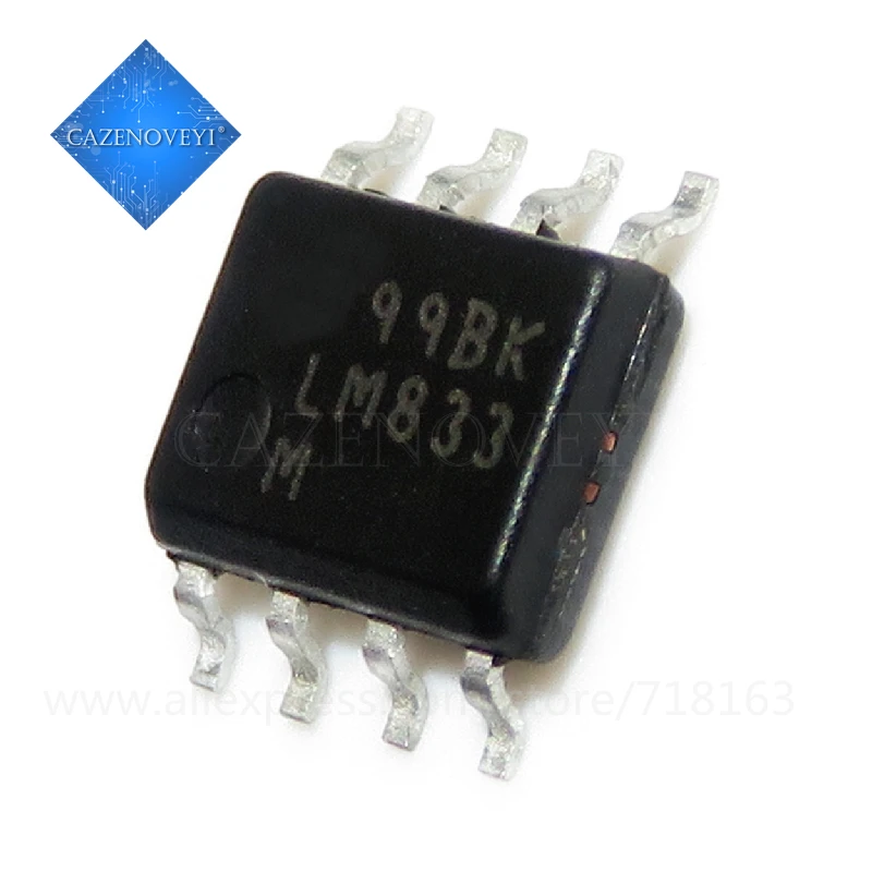

10 шт./лот LM833MX LM833M LM833 SOP-8 в наличии