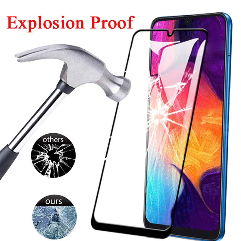 Phone Case Tempered Glass for Samsung A50 A70 A40 A30 A10 Screen Protector on Galaxy A 70 50 40 30 10 Protective Film 9d | Мобильные