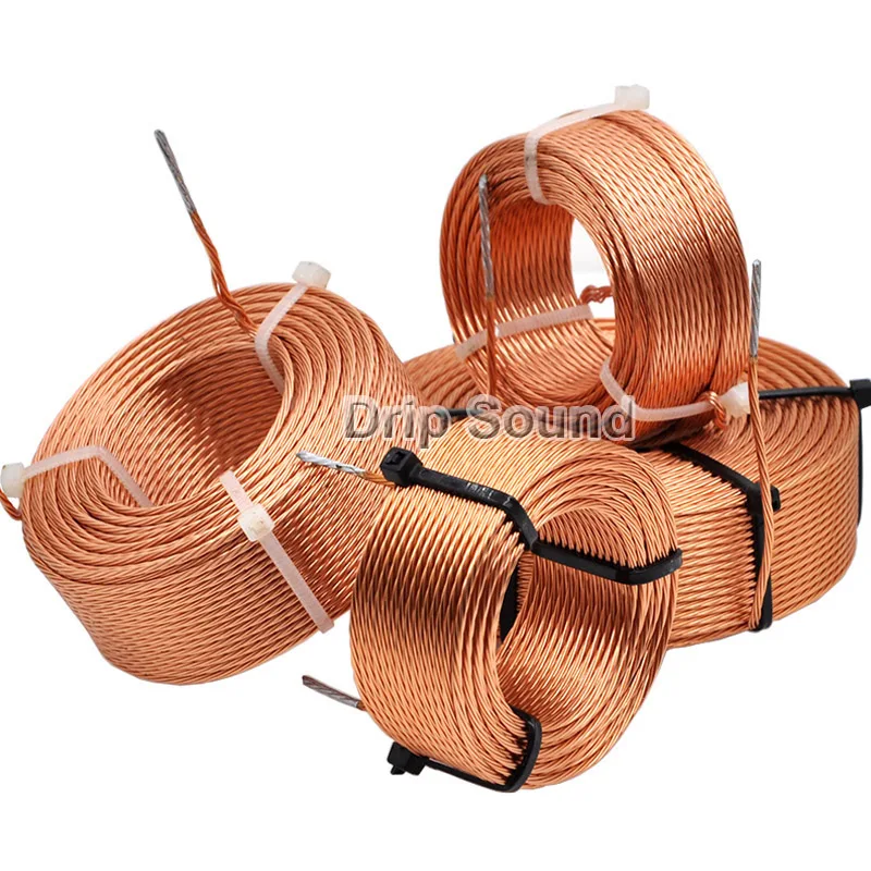 1 шт. многожильный медный Индуктор для динамика 0 8 6 мгн 35 ммх7|Аксессуары